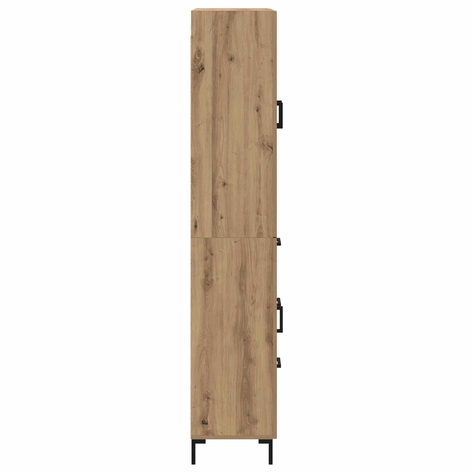 Bufet Stejar Artizanal 69,5 x 34 x 180 cm Lemn compozit — imaginea 9