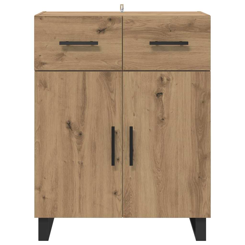 Bufet Stejar Artizanal 69,5 x 34 x 90 cm Lemn compozit — imaginea 9