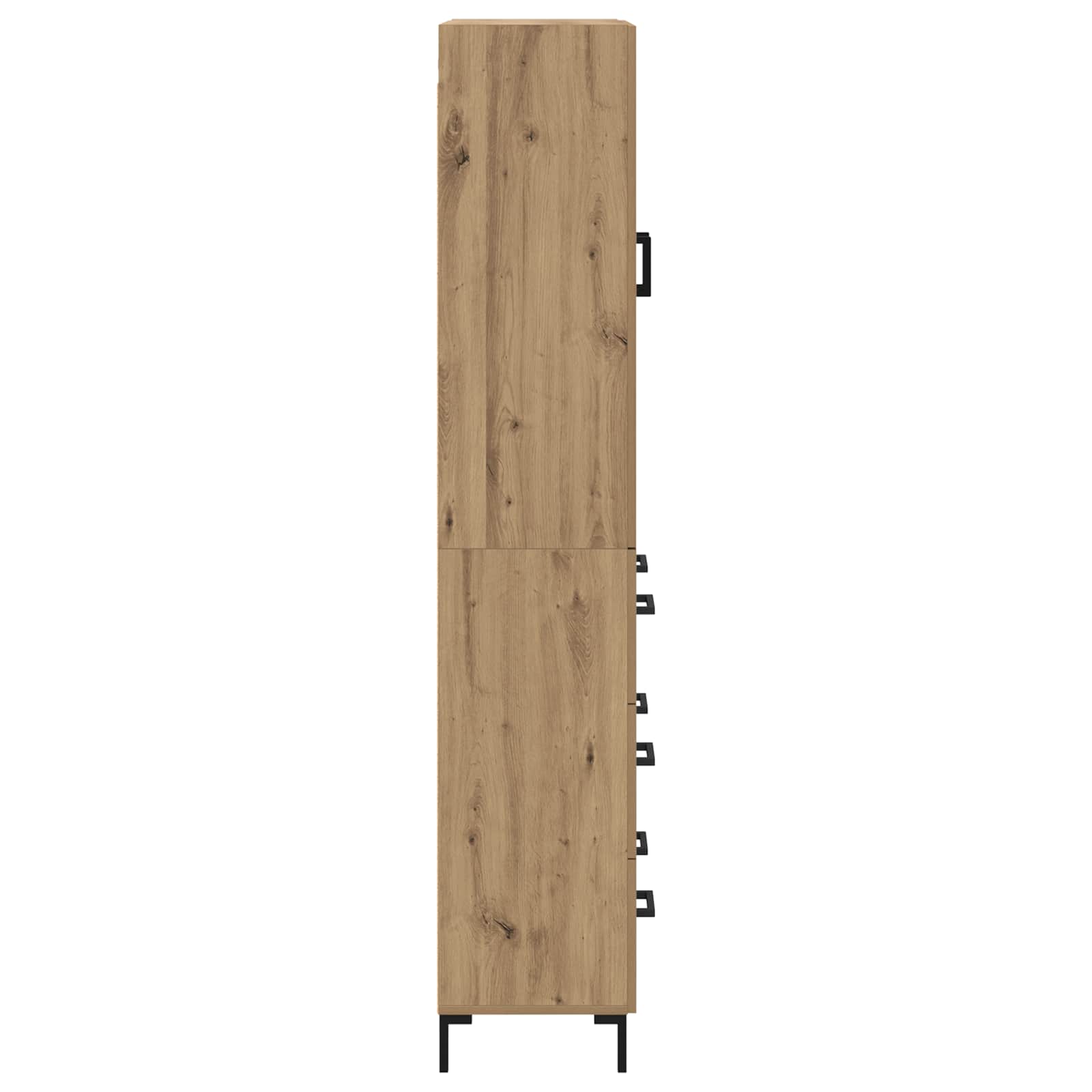 Bufet Stejar Artizanal 69,5 x 34 x 180 cm Lemn compozit — imaginea 9