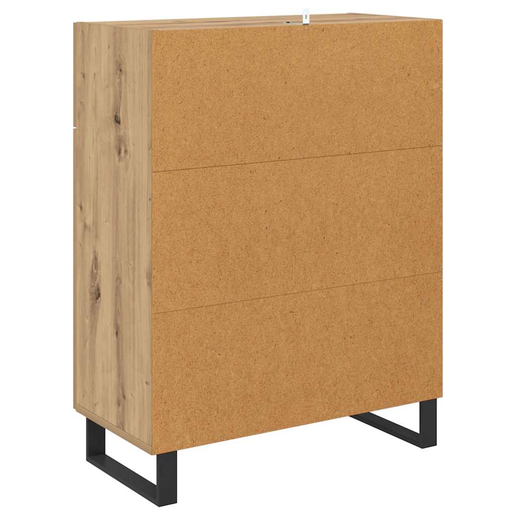 Bufet Stejar Artizanal 69,5 x 34 x 90 cm Lemn compozit — imaginea 11