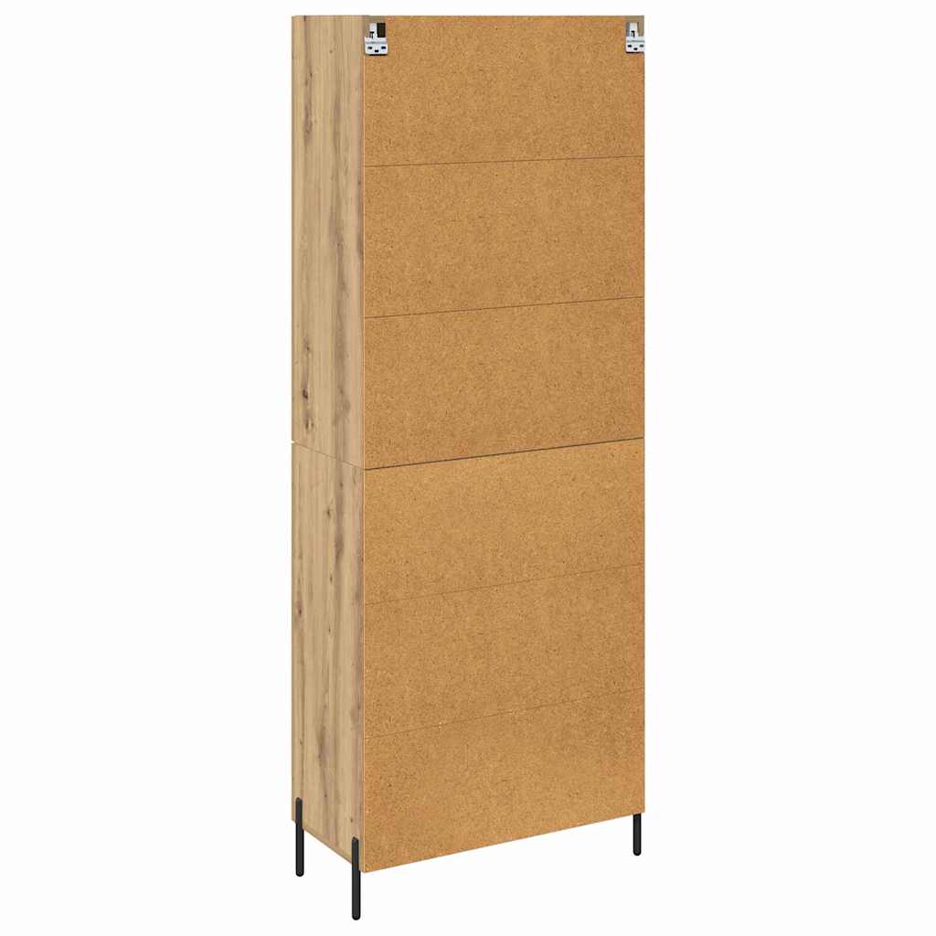 Bufet Stejar Artizanal 69,5 x 34 x 180 cm Lemn compozit — imaginea 11