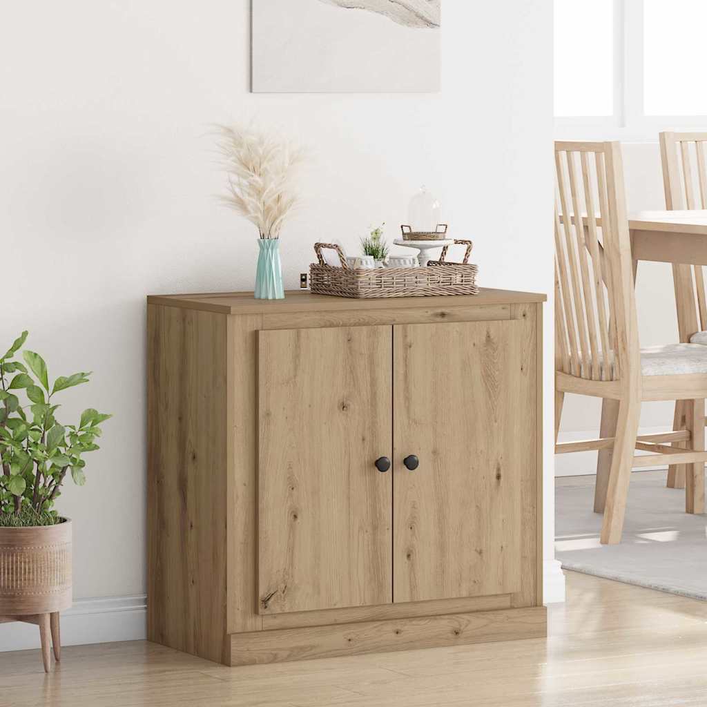 Bufet Stejar Artizanal 70 x 35,5 x 67,5 cm Lemn compozit — imaginea 2