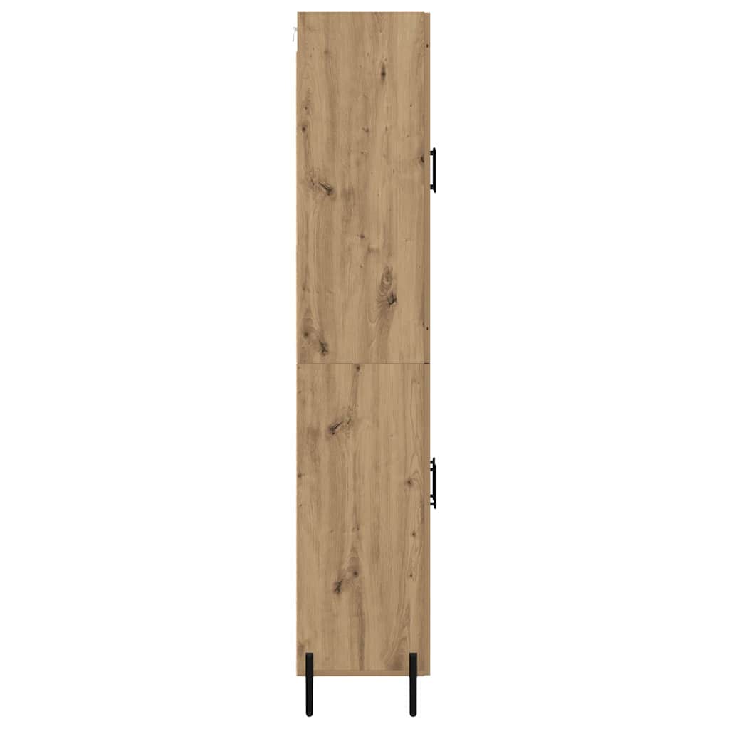 Bufet Stejar Artizanal 69,5 x 34 x 180 cm Lemn compozit — imaginea 10