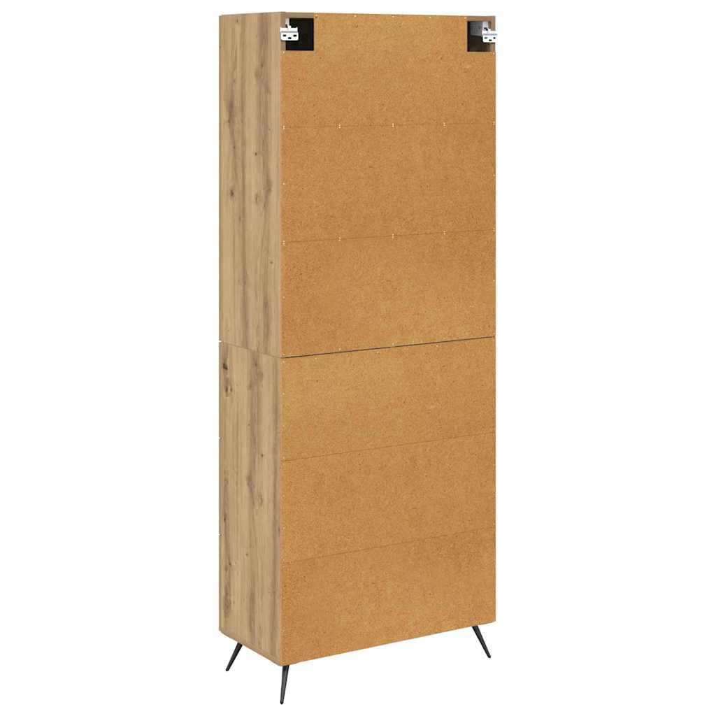 Bufet Stejar Artizanal 69,5 x 34 x 180 cm Lemn compozit — imaginea 11