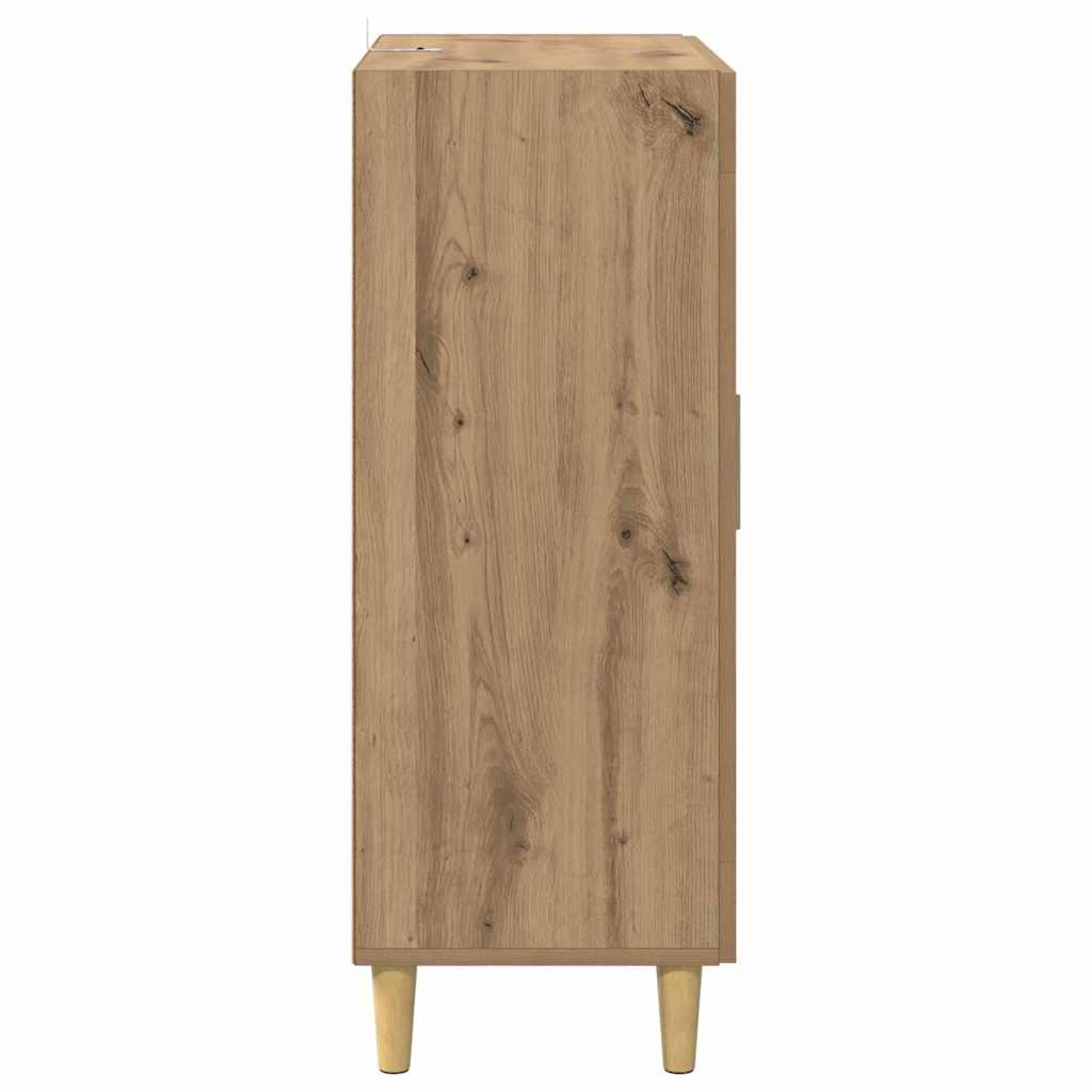 Bufet Stejar Artizanal 69,5 x 34 x 90 cm Lemn compozit — imaginea 8