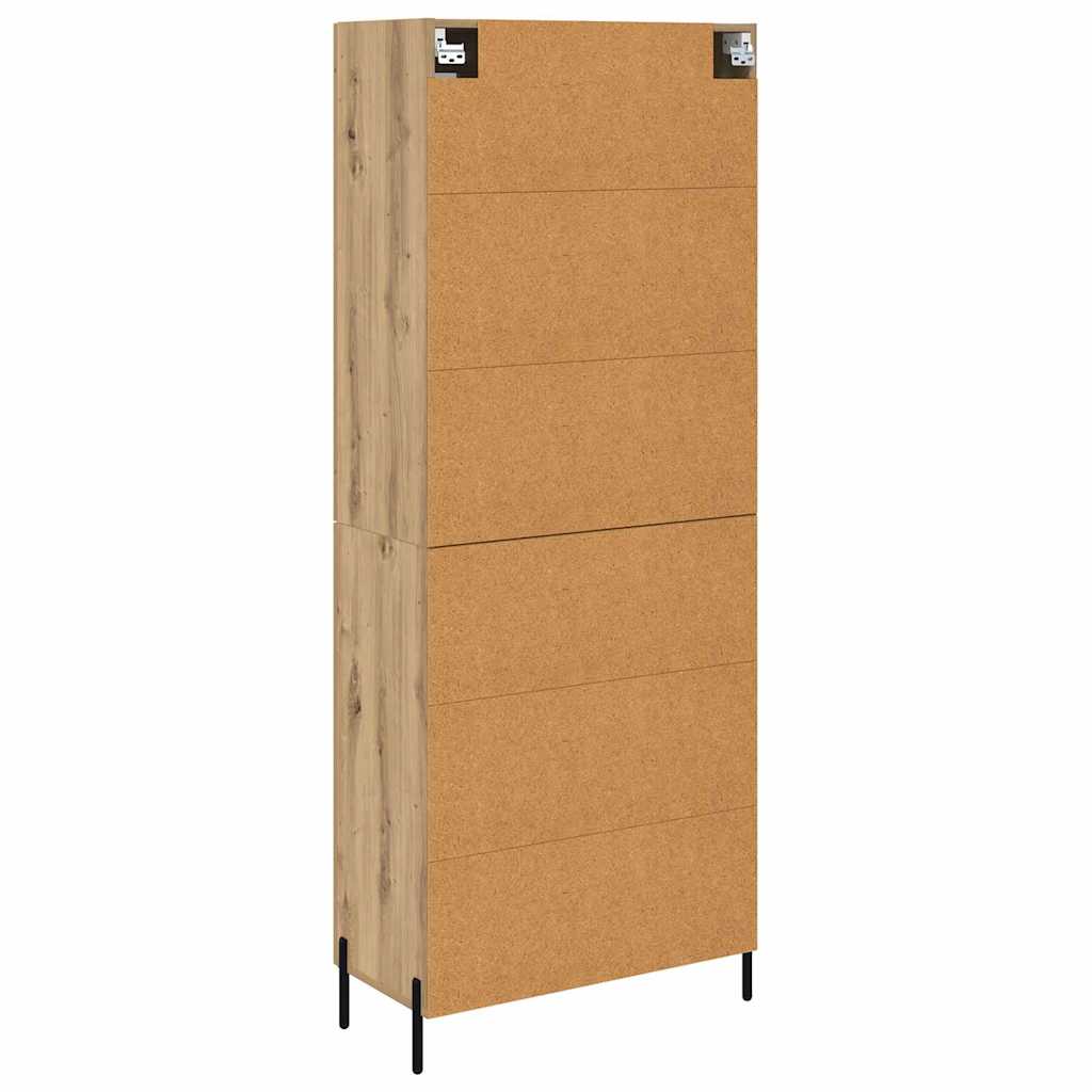 Bufet Stejar Artizanal 69,5 x 34 x 180 cm Lemn compozit — imaginea 11
