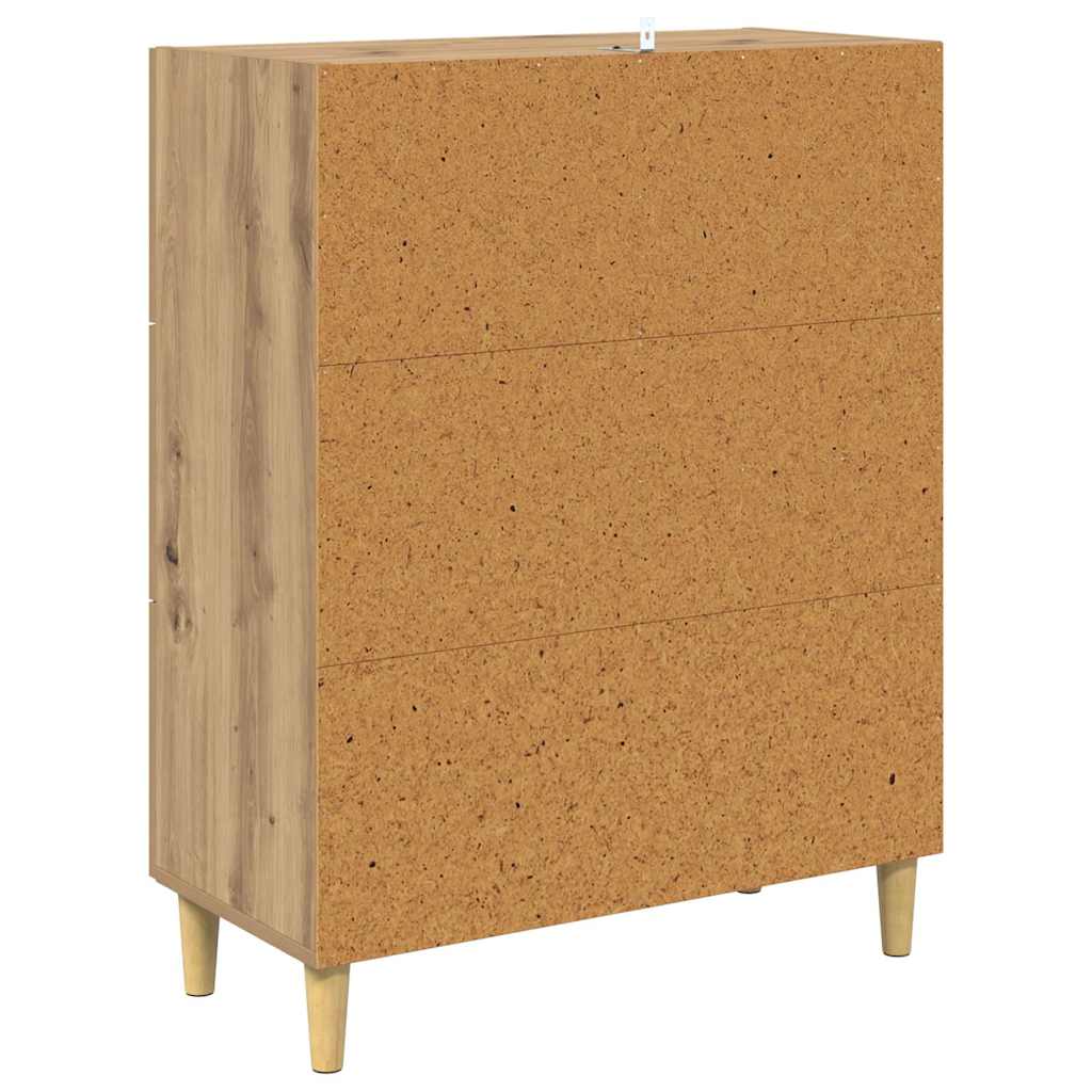 Bufet Stejar Artizanal 69,5 x 34 x 90 cm Lemn compozit — imaginea 9
