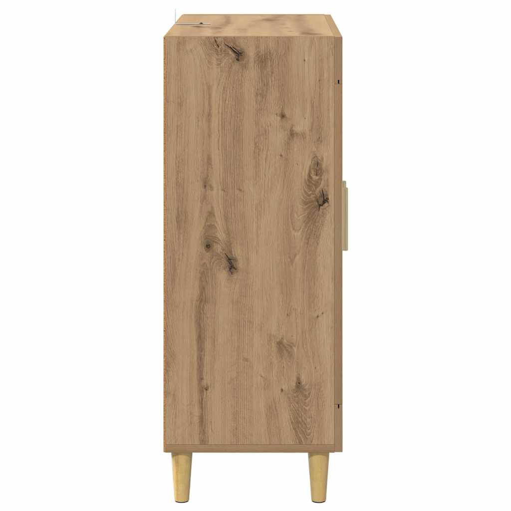 Bufet Stejar Artizanal 69,5 x 34 x 90 cm Lemn compozit — imaginea 8