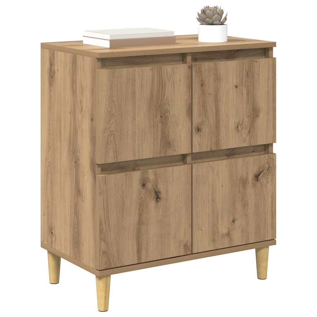 Bufet Stejar Artizanal 60 x 35 x 70 cm Lemn compozit — imaginea 4