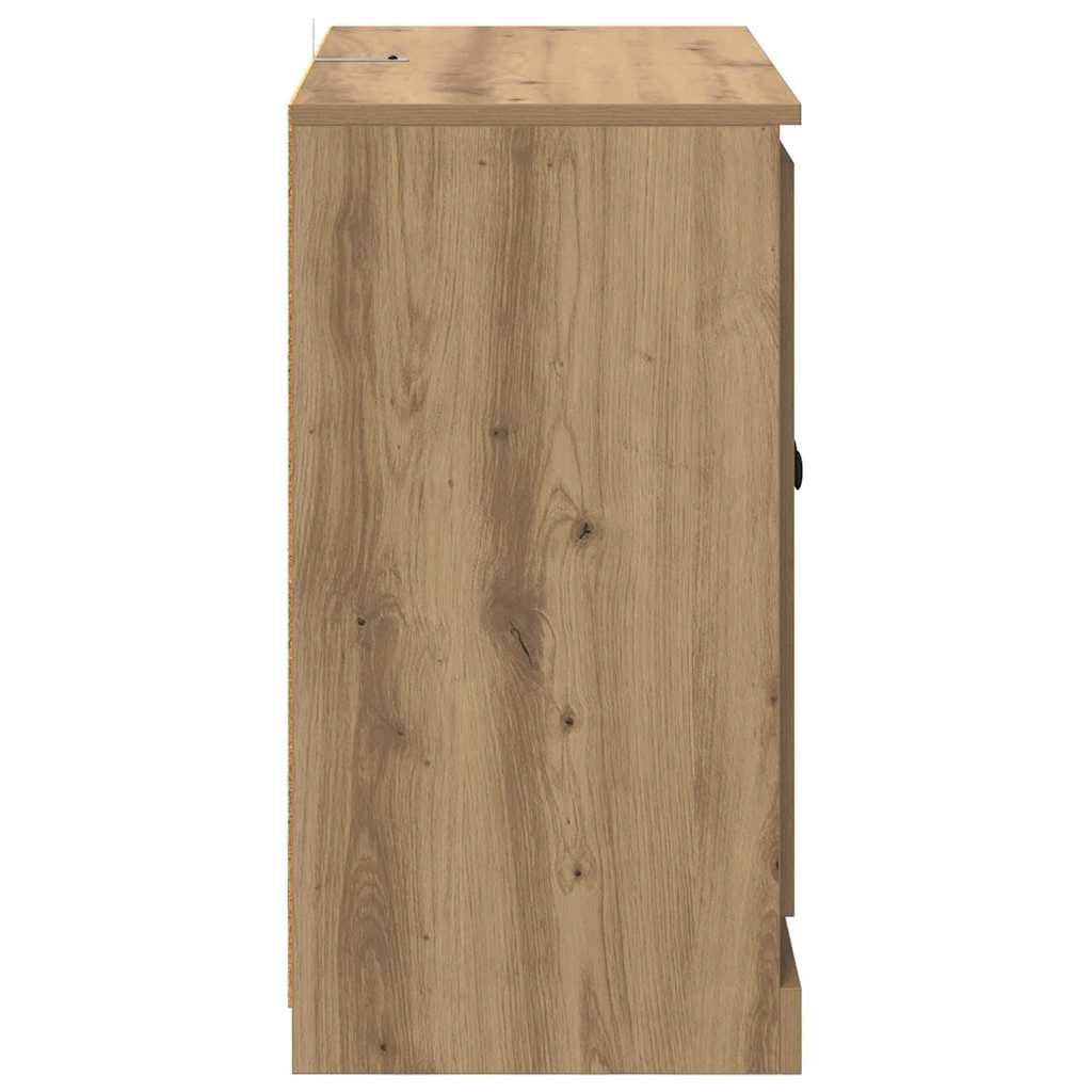 Bufet Stejar Artizanal 70 x 35,5 x 67,5 cm Lemn compozit — imaginea 8