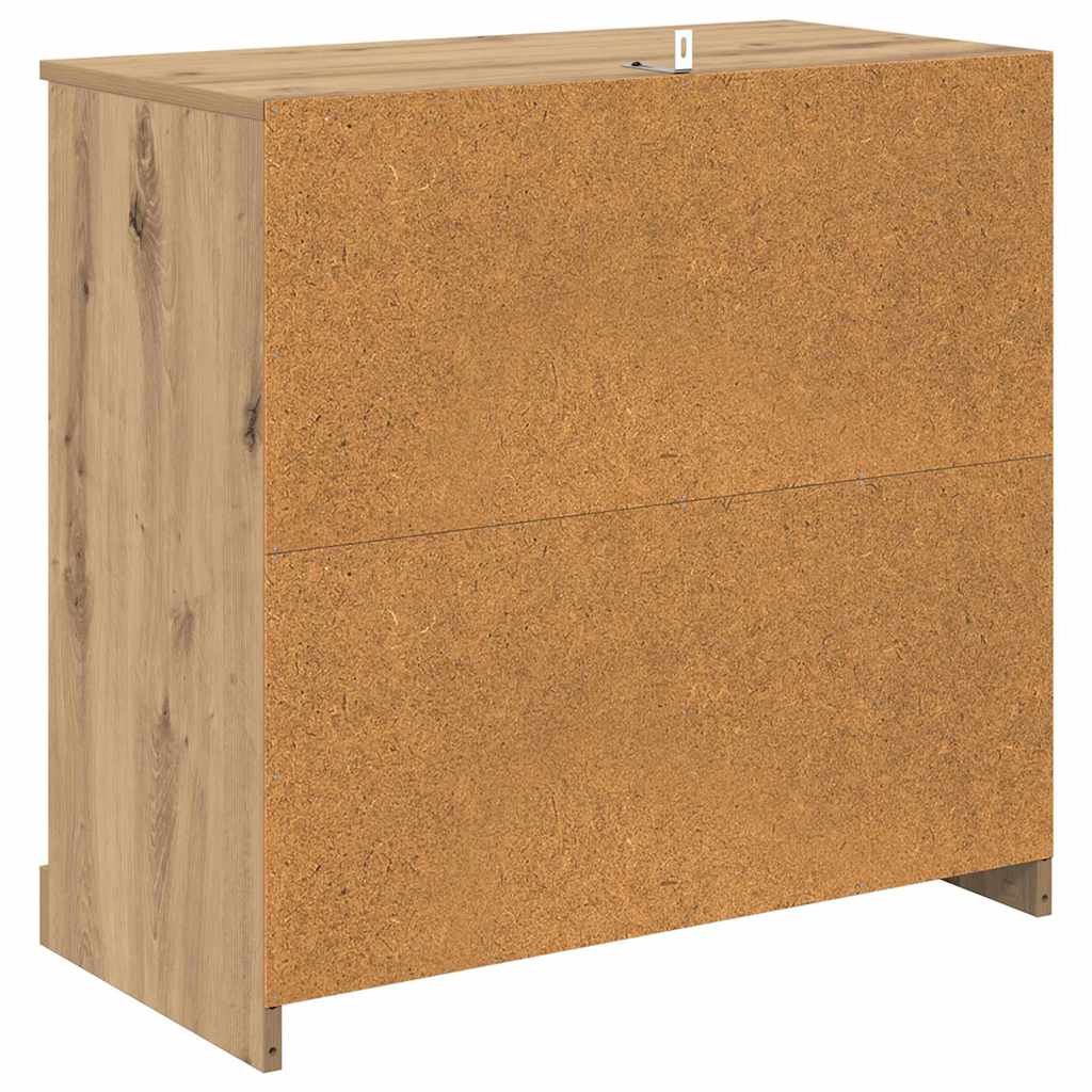 Bufet Stejar Artizanal 70 x 35,5 x 67,5 cm Lemn compozit — imaginea 9
