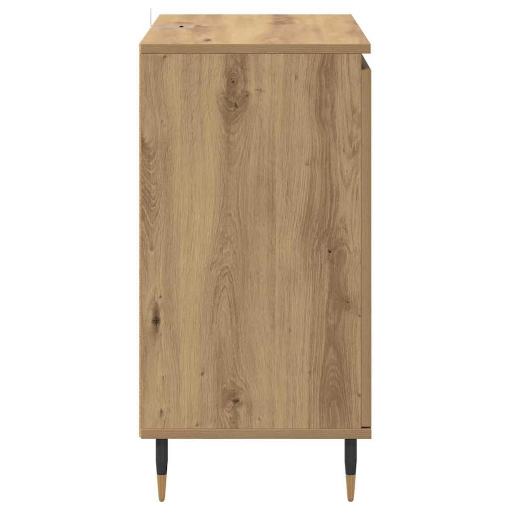 Bufet Stejar Artizanal 60 x 35 x 70 cm Lemn compozit — imaginea 8