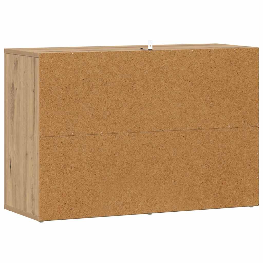 Bufet Stejar Artizanal 80 x 30 x 53 cm Lemn compozit — imaginea 8