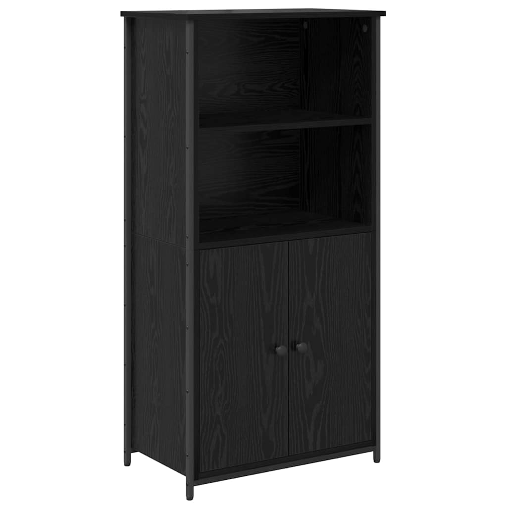 Bufet Stejar Negru 62 x 36 x 121,5 cm Lemn compozit