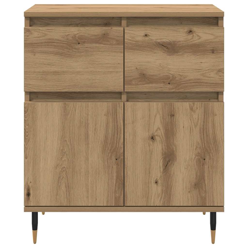 Bufet Stejar Artizanal 60 x 35 x 70 cm Lemn Ingineresc si Fier — imaginea 7