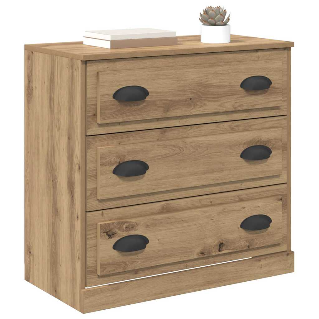 Bufet Stejar Artizanal 70 x 35,5 x 67,5 cm Lemn compozit — imaginea 4
