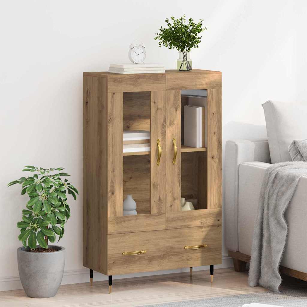 Bufet Stejar Artizanal 69,5 x 31 x 115 cm Lemn compozit — imaginea 5