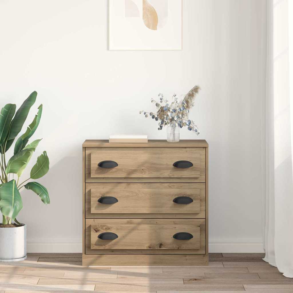 Bufet Stejar Artizanal 70 x 35,5 x 67,5 cm Lemn compozit — imaginea 5