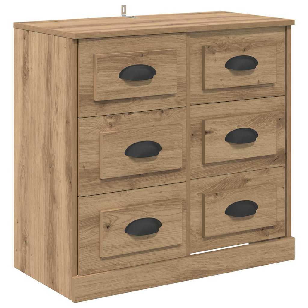Bufet Stejar Artizanal 70 x 35,5 x 67,5 cm Lemn compozit