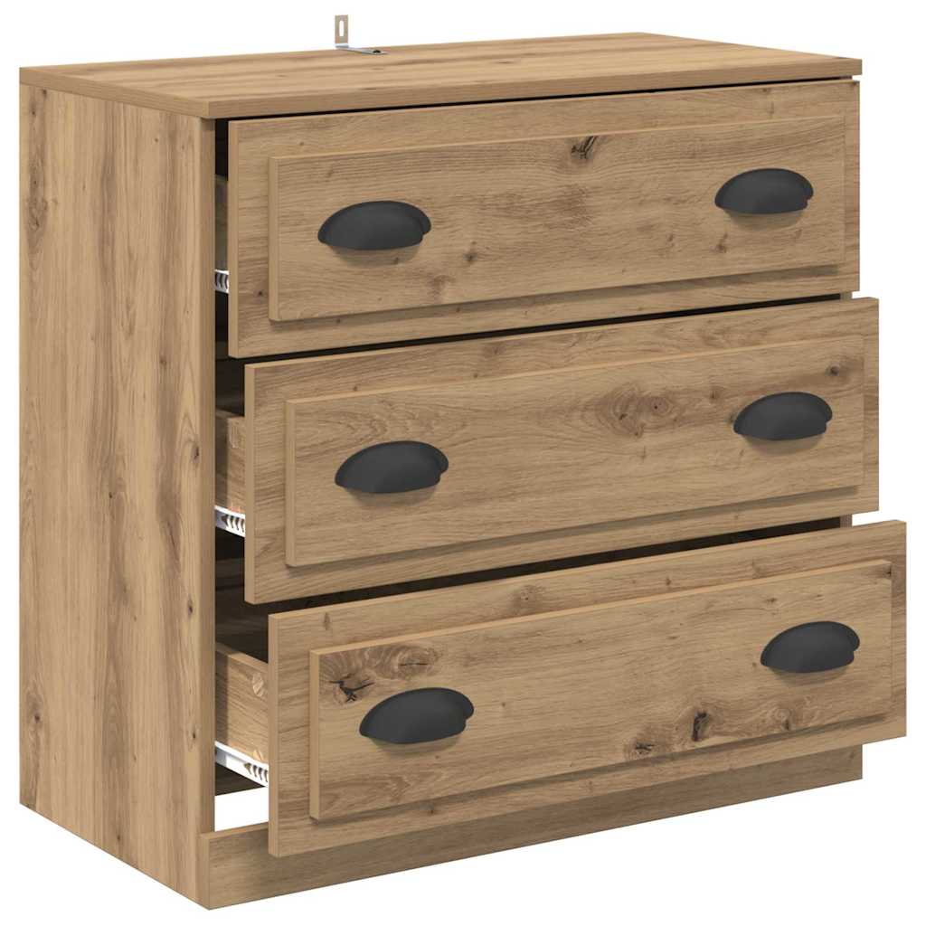 Bufet Stejar Artizanal 70 x 35,5 x 67,5 cm Lemn compozit — imaginea 6