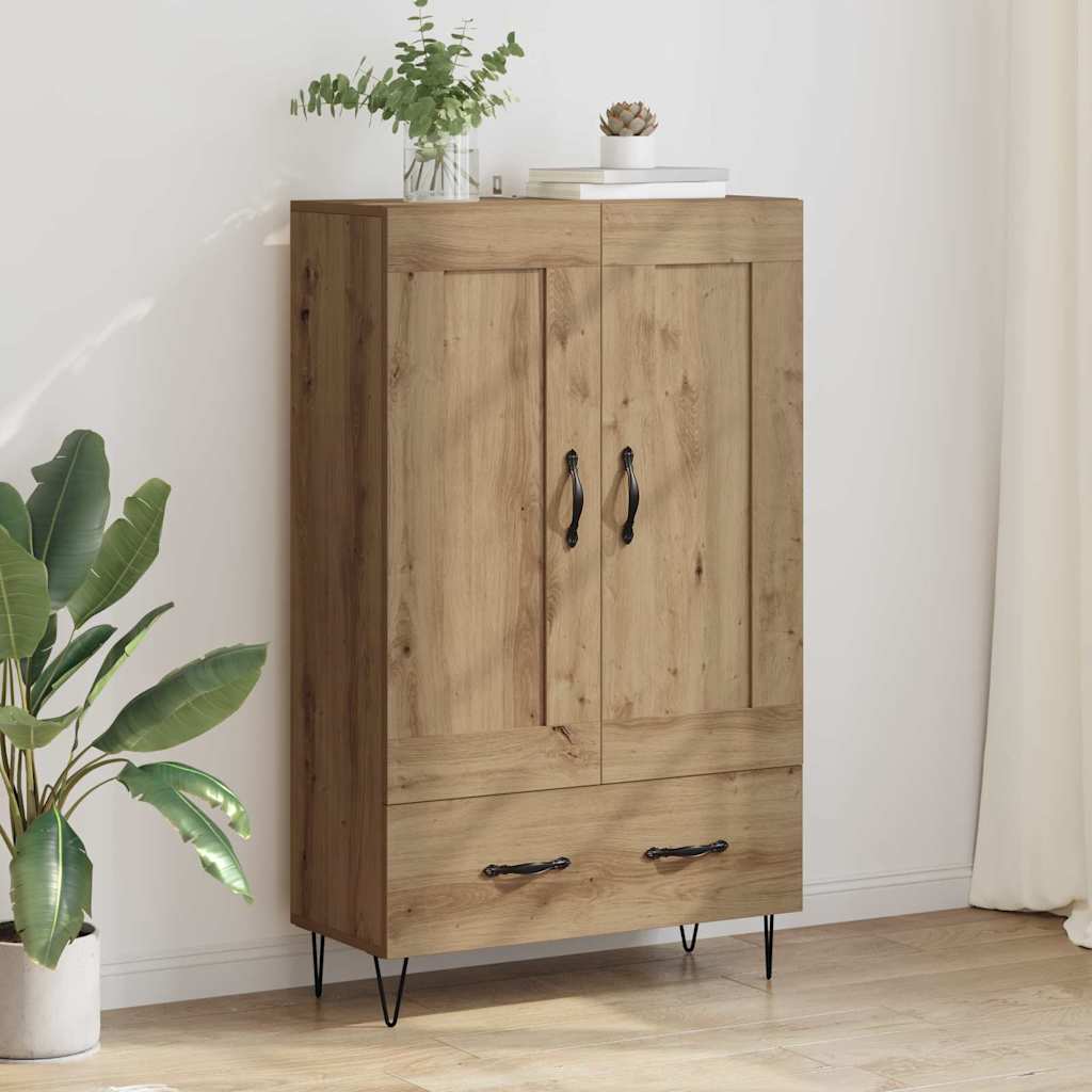 Bufet Stejar Artizanal 69,5 x 31 x 115 cm Lemn compozit — imaginea 2