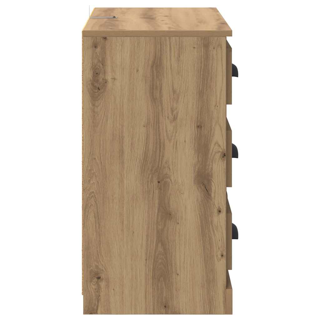 Bufet Stejar Artizanal 70 x 35,5 x 67,5 cm Lemn compozit — imaginea 8