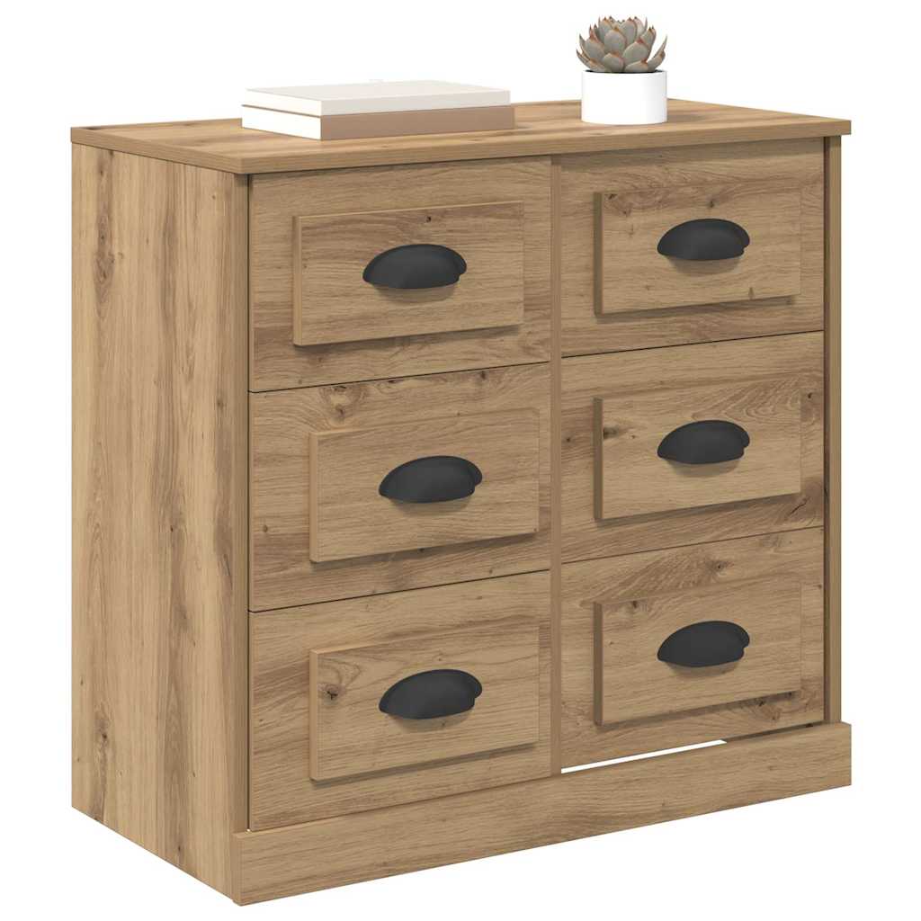 Bufet Stejar Artizanal 70 x 35,5 x 67,5 cm Lemn compozit — imaginea 4