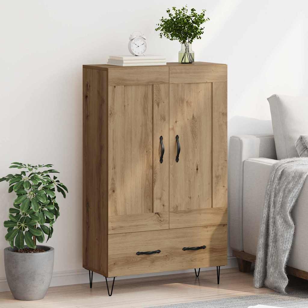 Bufet Stejar Artizanal 69,5 x 31 x 115 cm Lemn compozit — imaginea 5