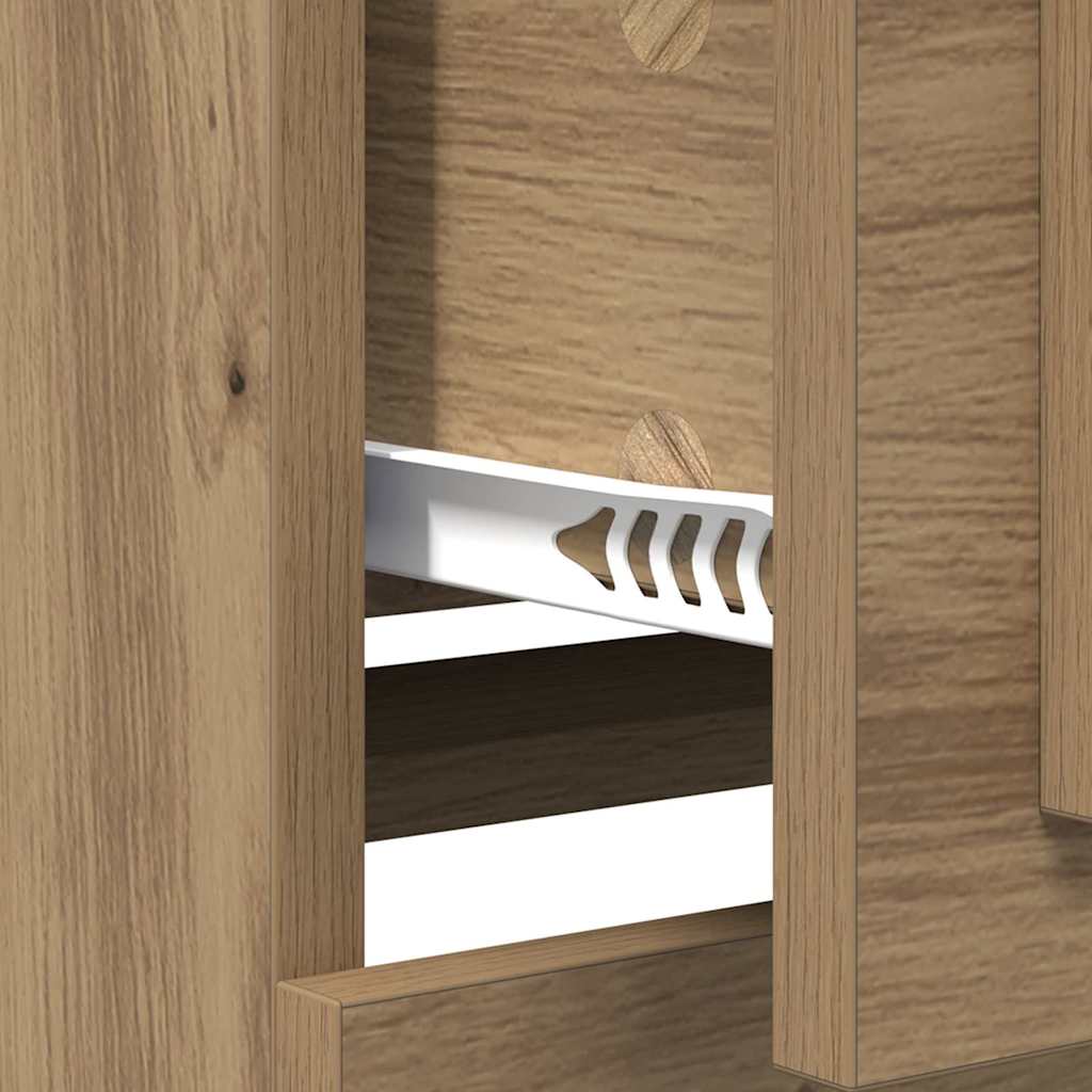 Bufet Stejar Artizanal 70 x 35,5 x 67,5 cm Lemn compozit — imaginea 10