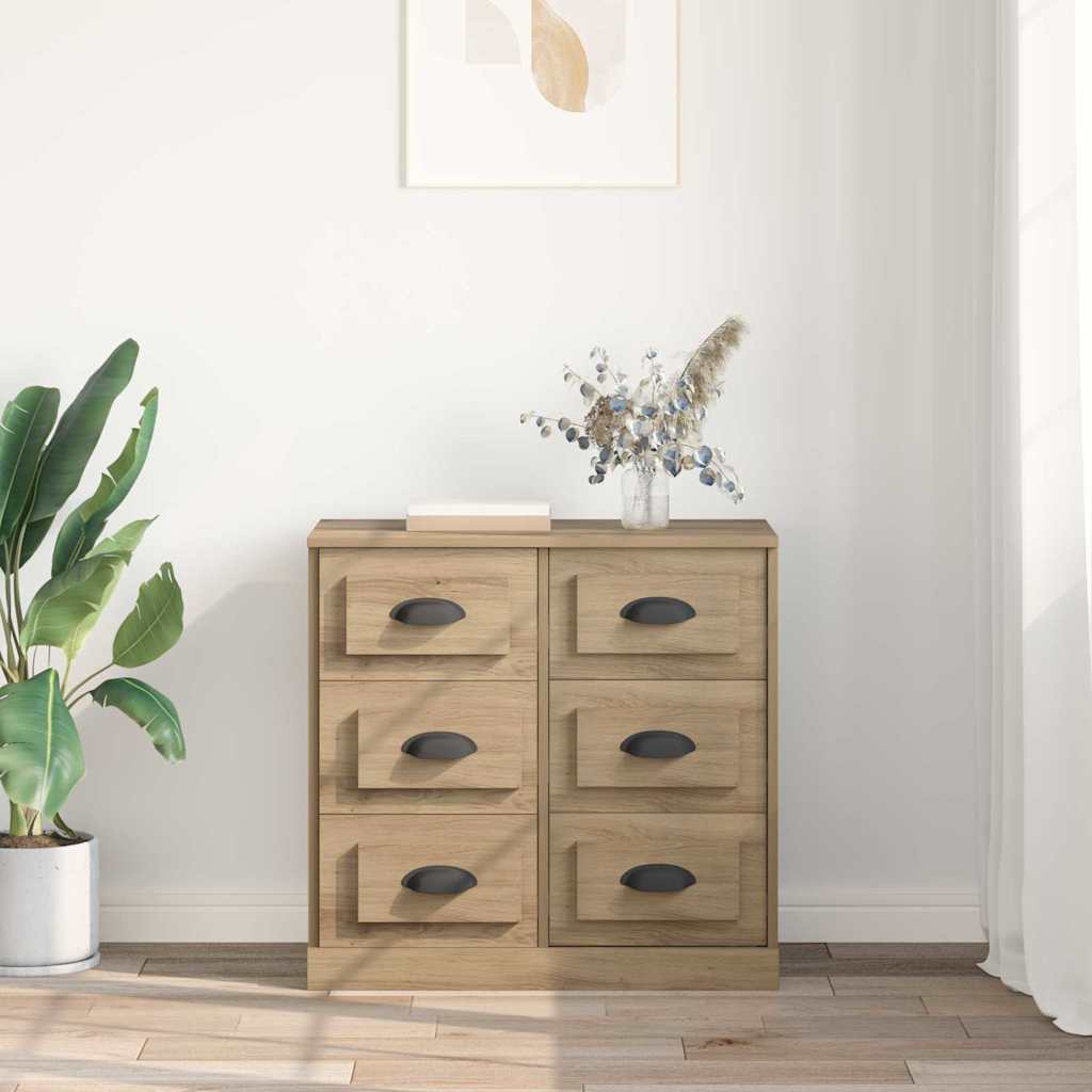 Bufet Stejar Artizanal 70 x 35,5 x 67,5 cm Lemn compozit — imaginea 5
