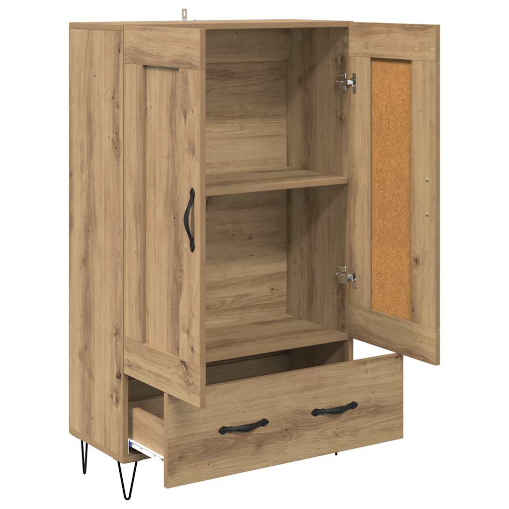 Bufet Stejar Artizanal 69,5 x 31 x 115 cm Lemn compozit — imaginea 6