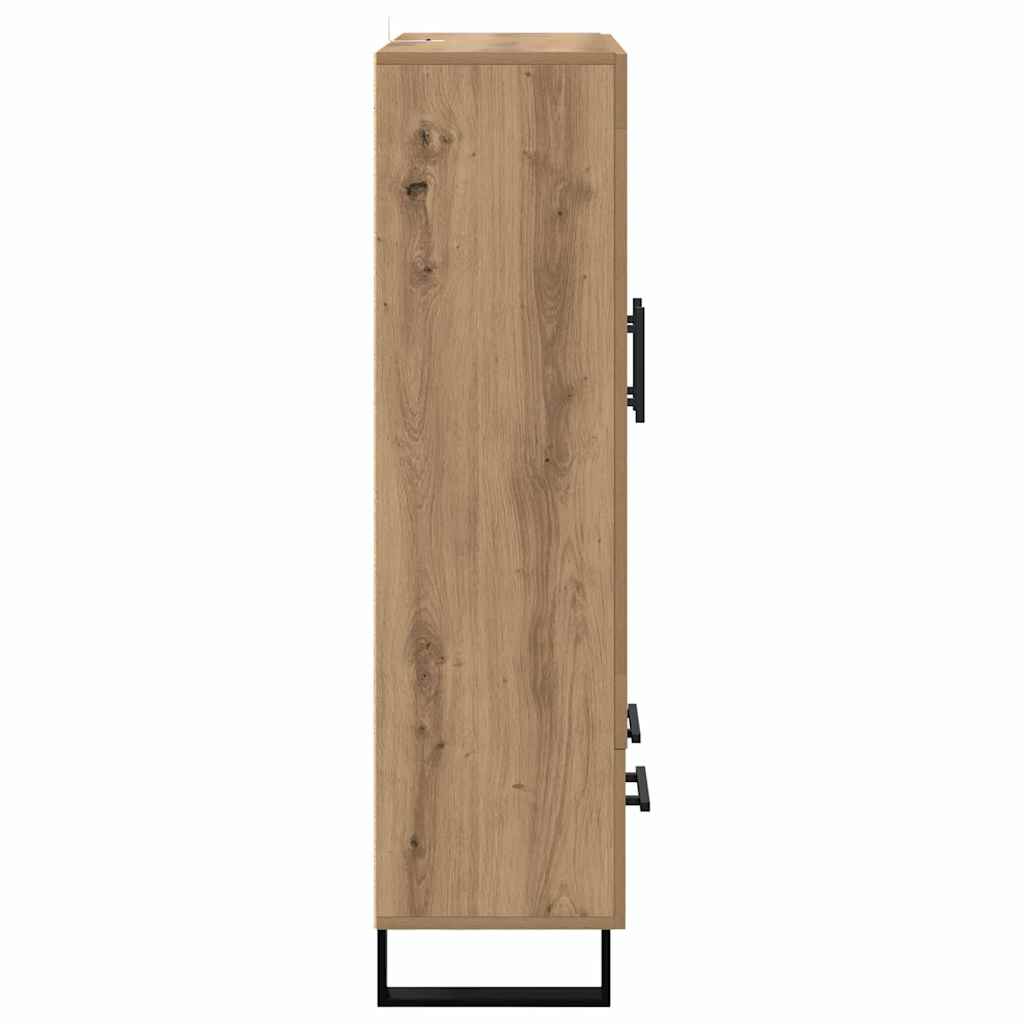 Bufet Stejar Artizanal 69,5 x 31 x 115 cm Lemn compozit — imaginea 8