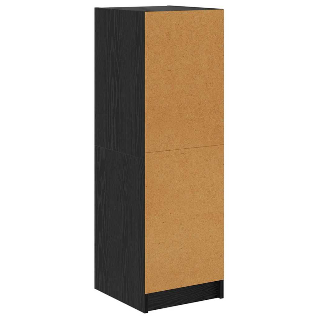 Bufet Stejar Negru 35 x 37 x 109 cm Lemn compozit — imaginea 9