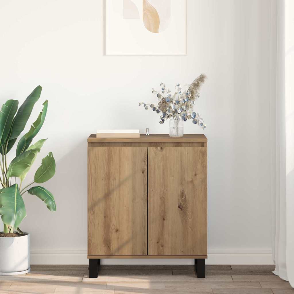 Bufet Stejar Artizanal 60 x 35 x 70 cm Lemn compozit — imaginea 5