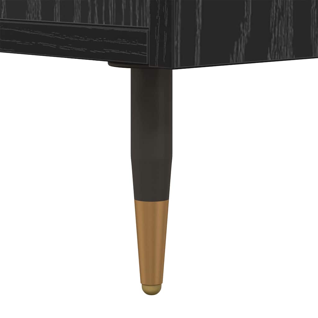 Bufet Stejar Negru 40 x 35 x 70 cm Lemn Ingineresc si Fier — imaginea 12