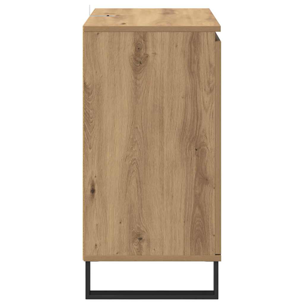 Bufet Stejar Artizanal 60 x 35 x 70 cm Lemn compozit — imaginea 8
