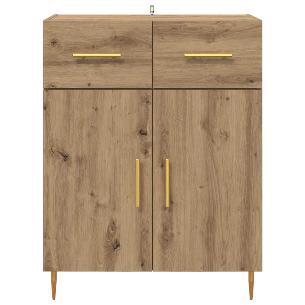 Bufet Stejar Artizanal 69,5 x 34 x 90 cm Lemn compozit — imaginea 7