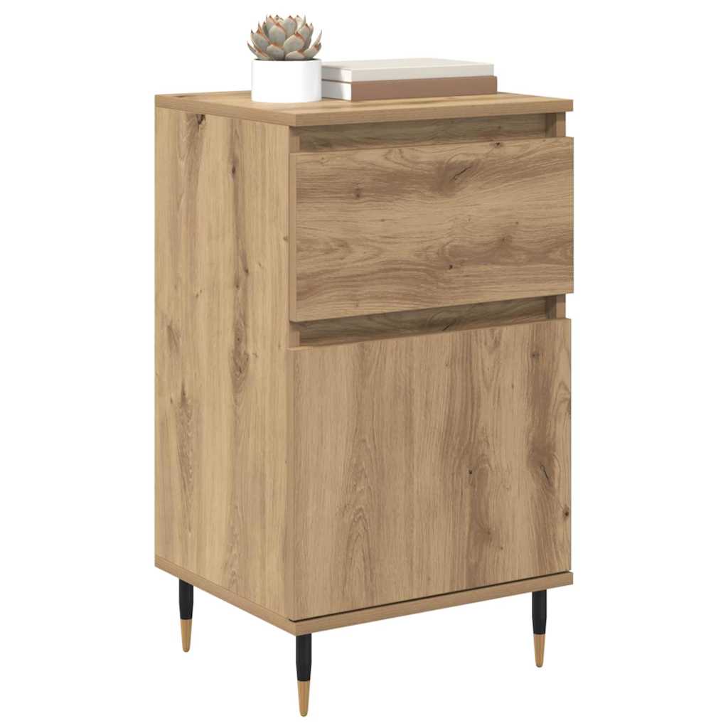 Bufet Stejar Artizanal 40 x 35 x 70 cm Lemn Ingineresc si Fier — imaginea 4