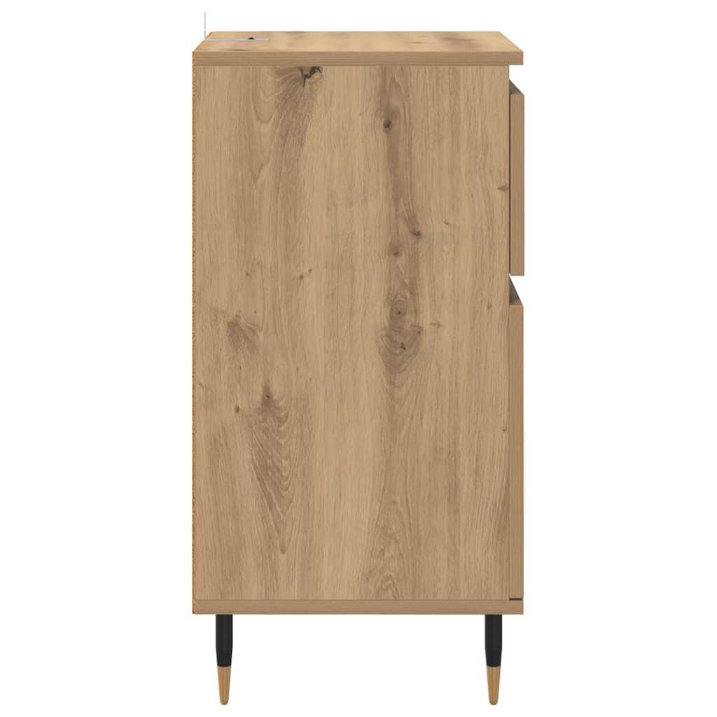 Bufet Stejar Artizanal 40 x 35 x 70 cm Lemn Ingineresc si Fier — imaginea 8