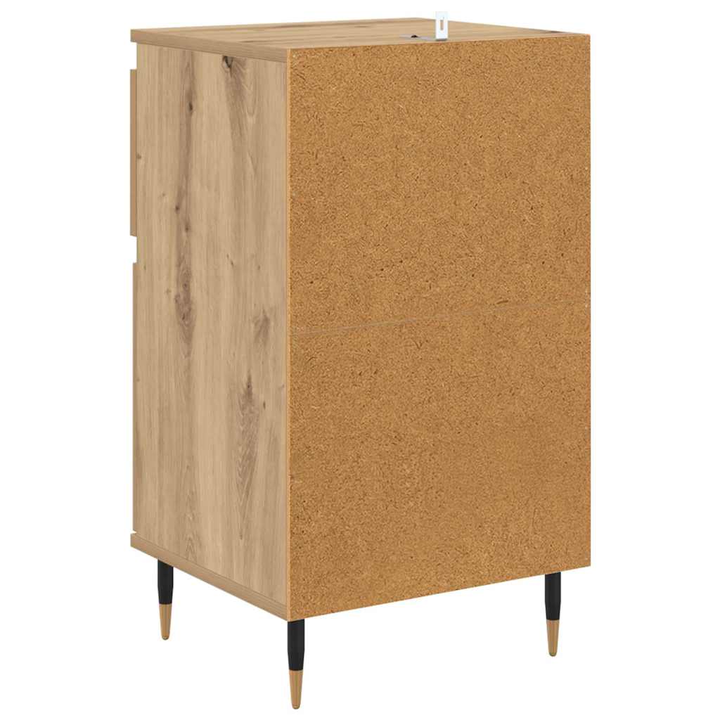 Bufet Stejar Artizanal 40 x 35 x 70 cm Lemn Ingineresc si Fier — imaginea 9