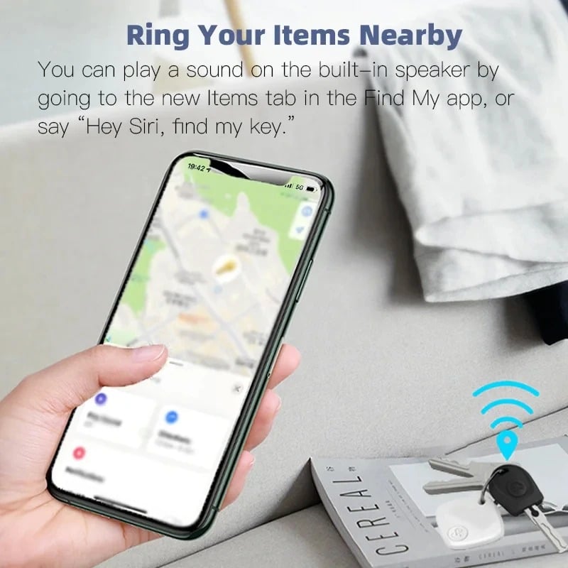 Mini GPS Tracker, localizare in timp real, autonomie 365 zile, FIXATO, compatibil Apple Find My, rezistent la apa - imagine 4