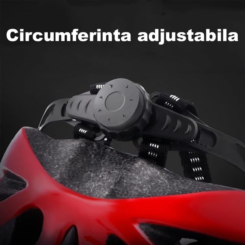 Casca protectie Bicicleta, Aerodinamica, Disipare eficienta a caldurii si ventilatie, Dimensiune reglabila, Galben - imagine 5