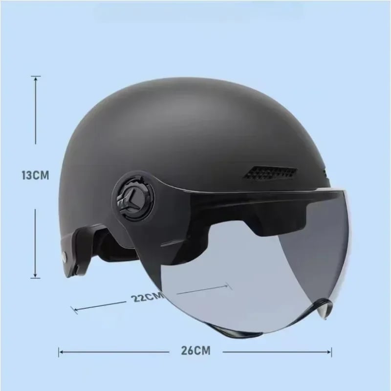 Casca protectie bicicleta/trotineta electrica, Unisex, cu viziera detasabila, usoara,marime universala 56-62 cm, Neagra