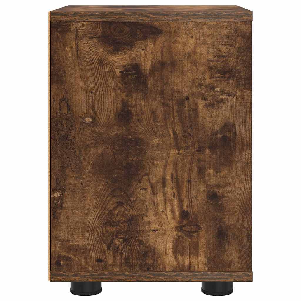 Noptiere 2 pcs Stejar fumuriu 30,5 x 30 x 43 cm — imaginea 8
