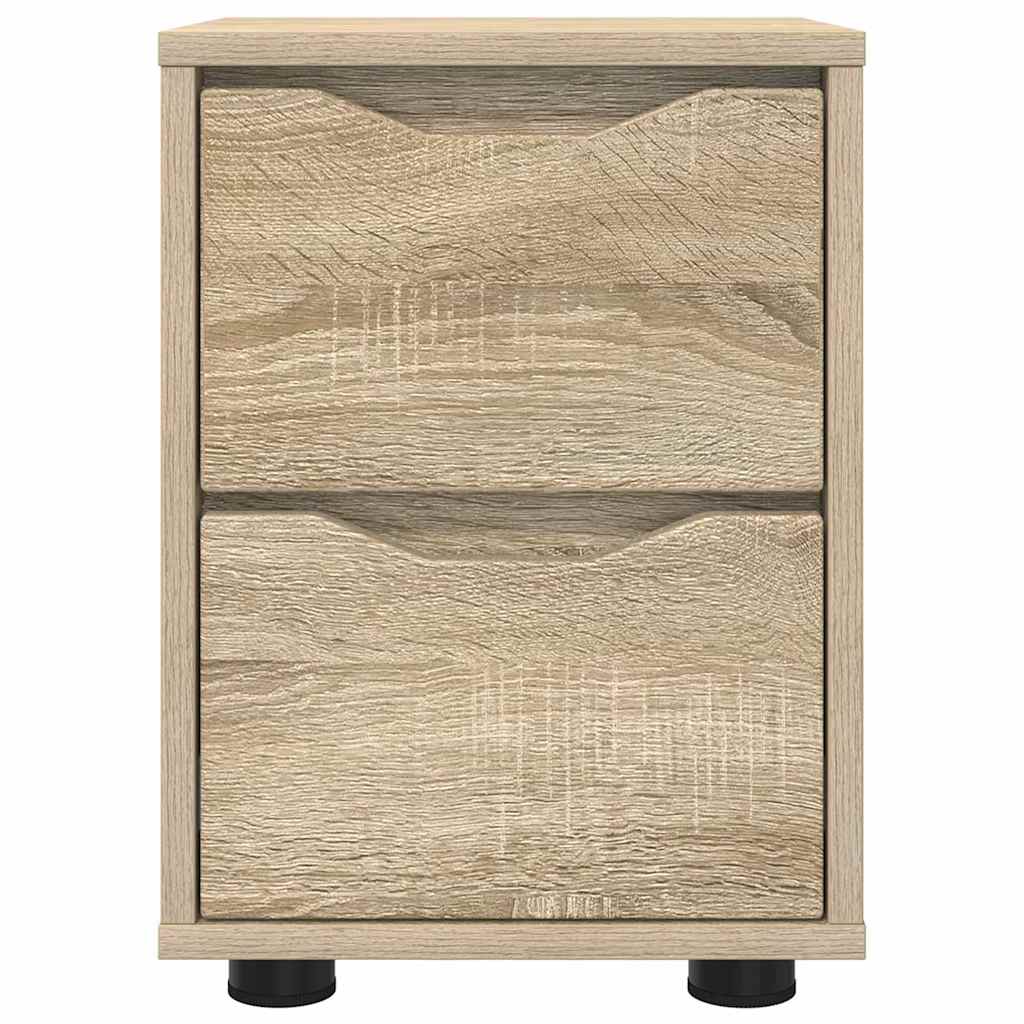 Noptiere 2 pcs Stejar Sonoma 30,5 x 30 x 43 cm — imaginea 7