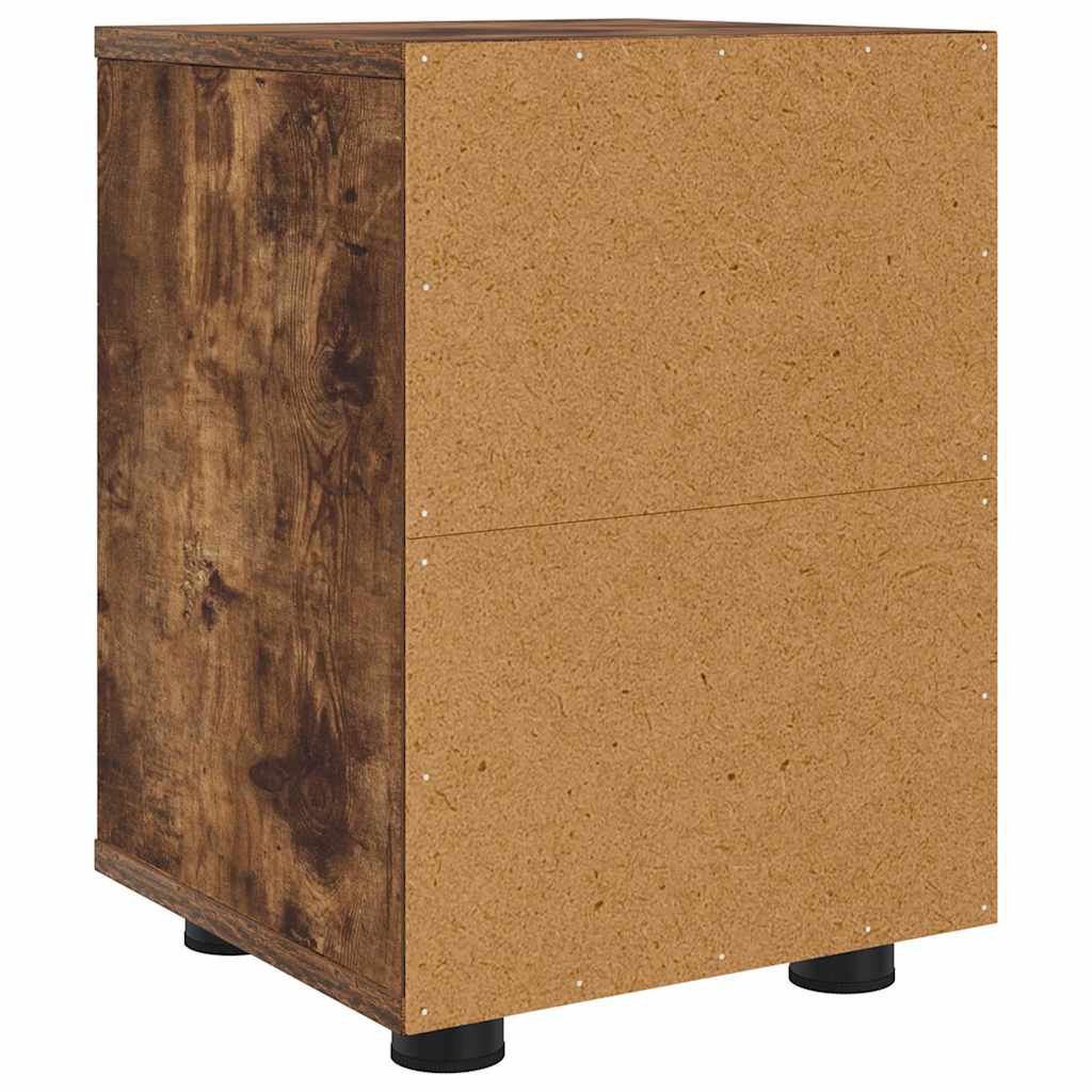 Noptiere 2 pcs Stejar fumuriu 30,5 x 30 x 43 cm — imaginea 9
