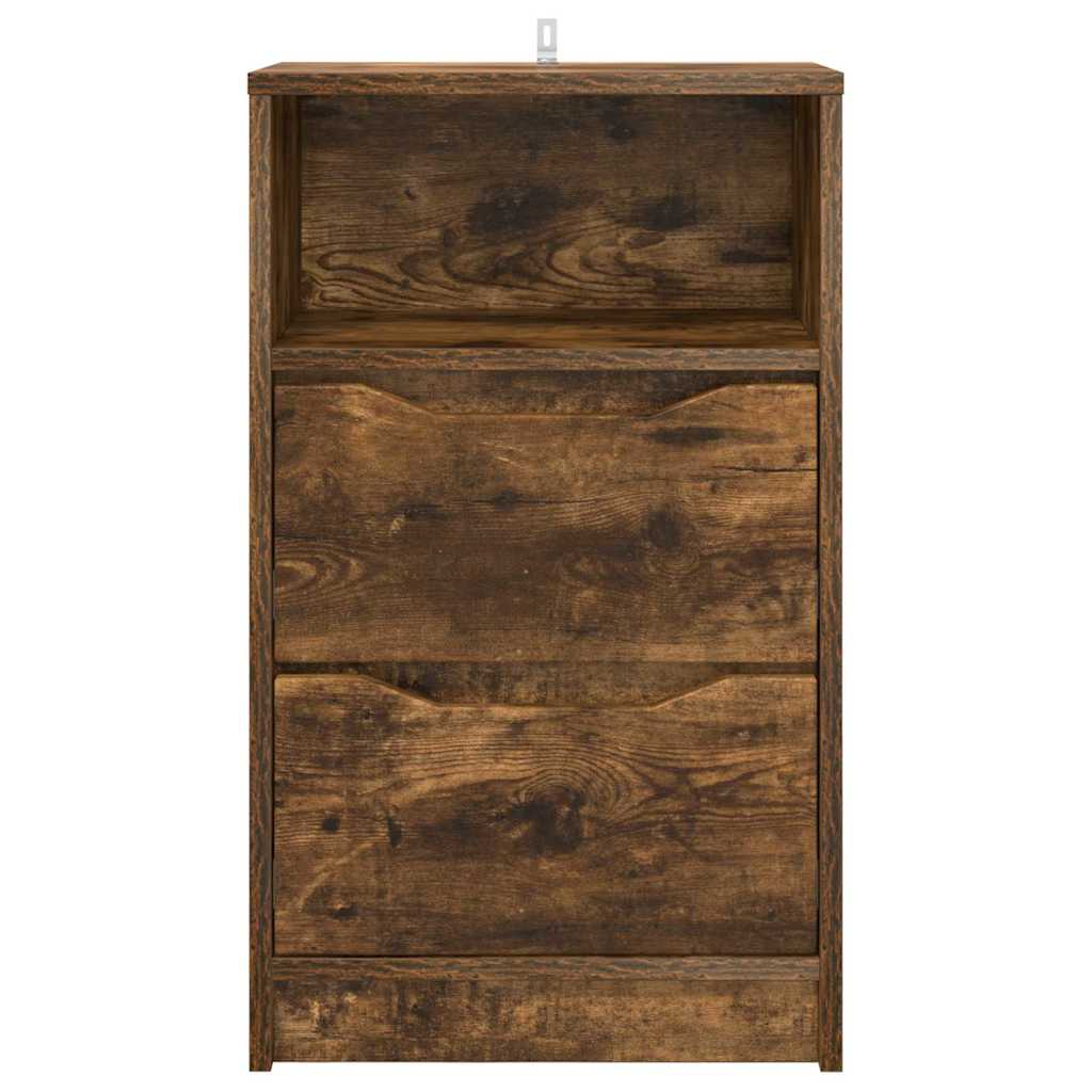 Noptiere 2 pcs Stejar fumuriu 40 x 30 x 467 cm — imaginea 7