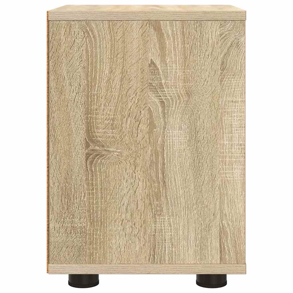 Noptiere 2 pcs Stejar Sonoma 30,5 x 30 x 43 cm — imaginea 8