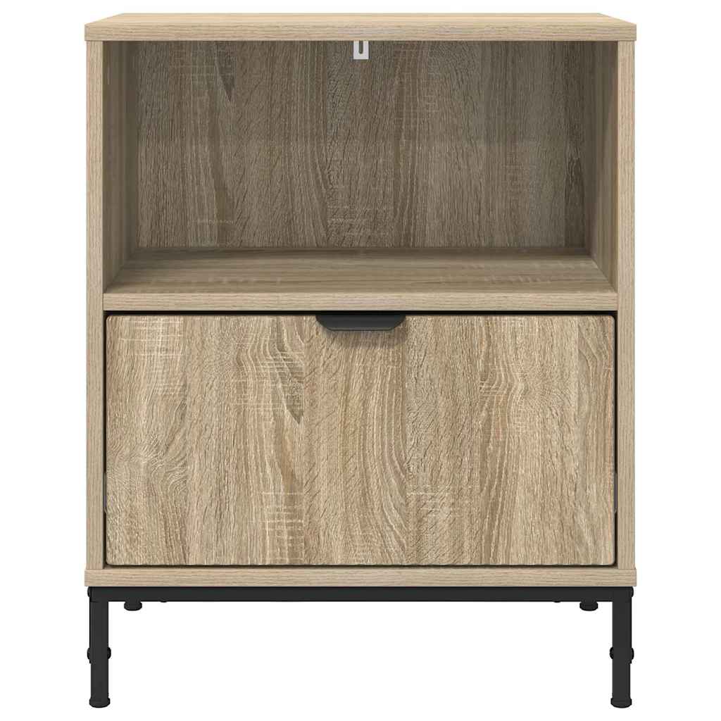 Noptiere cu sertar 2 pcs Stejar sonoma 49 x 36 x 61 cm — imaginea 7