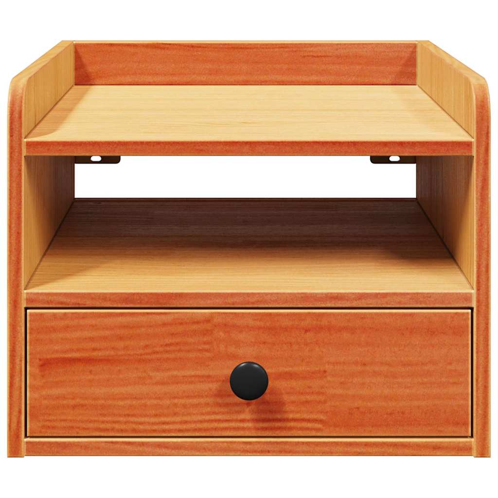 Noptiere cu sertar Pe perete 2 pcs Maro ceruit 38 x 36 x 29.5 cm — imaginea 7